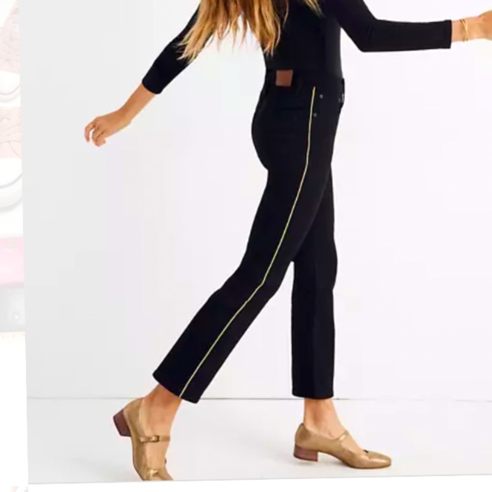 Madewell Cali-Demi boot jeans gold piping